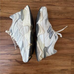 New Balance White/Cream/Grey 9060 Abzorb